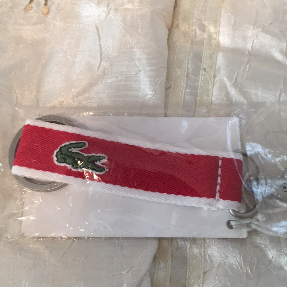 NWT Lacoste Keychain